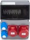 ELS Elektrotechnika Rozdzielnica budowlana 32A/5P + 16A/5P + 2*GS 230V + zabezpieczenia, 11NO22C11C11C 1