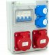 ELS Elektrotechnika Rozdzielnica budowlana Mikołajki 2*16A/4 + 2*GS + zabezpieczenia, obudowa naścienna, 4NO21B21B0/4 1