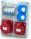ELS Elektrotechnika Rozdzielnica budowlana Mikołajki 32/4 + 16/4 + 2*GS + zabezpieczenia, obudowa naścienna, 4NO21B11B1/4 1
