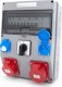 ELS Elektrotechnika Rozdzielnia budowlana 32A/5 + 16A/5 + 2*GS 230V + zabezpieczenia + różnicówka + wyłącznik L-0-P, 12NO22C11C11CFLP 16
