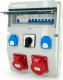 ELS Elektrotechnika Rozdzielnia budowlana 32A/5 + 16A/5 + 2*GS 230V + zabezpieczenia + różnicówka + wyłącznik L-0-P, 12NO22C11C11CFLP 2