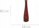 Atmosphera Smukły wazon ze szkła ULY, 80 cm 2