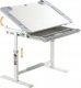 Spacetronik Zestaw wygodne ergonomiczne biurko i krzesło dla dziecka SPE-X121WG Białe 2