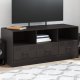 vidaXL Szafka pod telewizor, czarna, 99x39x44 cm, stalowa 1