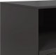 vidaXL Szafka pod telewizor, czarna, 99x39x44 cm, stalowa 9