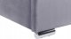 Beliani Łóżko z pojemnikiem welurowe 160 x 200 cm ciemnoszare ROUEN 11
