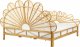 Beliani Łóżko paw rattanowe 180 x 200 cm jasne drewno FLORENTINE 6
