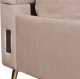 Beliani Łóżko welurowe 160 x 200 cm z portem USB beżowoszare MIRIBEL 5