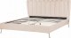 Beliani Łóżko welurowe 180 x 200 cm z portem USB beżowe MIRIBEL 7