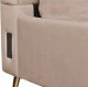 Beliani Łóżko welurowe 180 x 200 cm z portem USB beżowoszare MIRIBEL 6