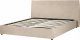 Beliani Łóżko z pojemnikiem welurowe 180 x 200 cm beżowoszare LAVAUR 4