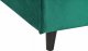 Beliani Łóżko welurowe 90 x 200 cm ciemnozielone FITOU 9