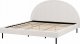 Beliani Łóżko boucle 180 x 200 cm białe MARGUT 5