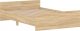 vidaXL Rama łóżka z wezgłowiem i zanóżkiem, dąb sonoma, 120x200 cm 3