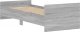 vidaXL vidaXL Rama łóżka, szary dąb sonoma 75x190 cm, materiał drewnopochodny 6