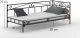 Lak System Łóżko metalowe - sofa, leżanka szezlong 90x200 wzór 24L, polski producent 2