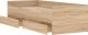 vidaXL Rama łóżka z szufladami, dąb sonoma, 75x190 cm 4