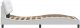 vidaXL vidaXL Rama łóżka z LED, biała, 100x200 cm, sztuczna skóra 8