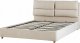 Beliani Łóżko z pojemnikiem welurowe 160 x 200 cm beżowe BATILLY 7