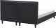 Beliani Łóżko tapicerowane 140 x 200 cm czarne FITOU 7