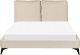 Beliani Łóżko boucle 140 x 200 cm beżowe MELLE 4