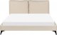 Beliani Łóżko boucle 160 x 200 cm beżowe MELLE 2