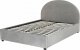 Beliani Łóżko z pojemnikiem welurowe 160 x 200 cm szare VAUCLUSE 7