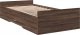 vidaXL vidaXL Rama łóżka z szufladami, brązowy dąb, 75x190 cm 6