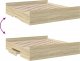 vidaXL vidaXL Rama łóżka z szufladami, kolor dąb sonoma, 200x200 cm 7