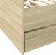 vidaXL vidaXL Łóżko dzienne z szufladami, dąb sonoma, 90x200 cm 7