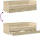vidaXL vidaXL Łóżko dzienne z szufladami, dąb sonoma, 90x200 cm 8