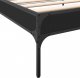 vidaXL vidaXL Rama łóżka, czarna, 90x190 cm, materiał drewnopochodny i metal 7