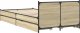 vidaXL vidaXL Rama łóżka z szufladami, dąb sonoma, 75x190 cm 6