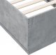 vidaXL vidaXL Rama łóżka z LED, szarość betonu, 75x190 cm 9