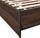 vidaXL Rama łóżka z szufladami, brązowy dąb, 75x190 cm 8