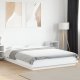 vidaXL vidaXL Rama łóżka z LED, biała, 140x200 cm, materiał drewnopochodny 4