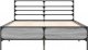 vidaXL vidaXL Rama łóżka, szary dąb sonoma, 140x200 cm 4