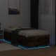 vidaXL vidaXL Rama łóżka z LED, przydymiony dąb, 90x190 cm 4