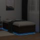 vidaXL vidaXL Rama łóżka z LED, brązowy dąb, 90x190 cm 4