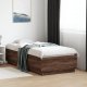 vidaXL vidaXL Rama łóżka z LED, brązowy dąb, 90x190 cm 5