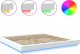 vidaXL vidaXL Rama łóżka z LED, biała, 200x200 cm, materiał drewnopochodny 8