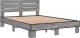 vidaXL vidaXL Rama łóżka, szary dąb sonoma, 140x200 cm 2