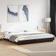 vidaXL vidaXL Rama łóżka z LED, czarna, 200x200 cm, materiał drewnopochodny 4