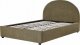 Beliani Łóżko z pojemnikiem boucle 160 x 200 cm zielone oliwkowe VAUCLUSE 4
