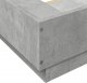 vidaXL vidaXL Rama łóżka z LED, szarość betonu, 135x190 cm 10