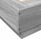 vidaXL vidaXL Rama łóżka z LED, szary dąb sonoma, 100x200 cm 10