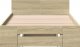vidaXL vidaXL Rama łóżka z szufladą, dąb sonoma, 75x190 cm 4