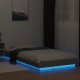 vidaXL vidaXL Rama łóżka z LED, szarość betonu, 90x190 cm 3