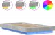 vidaXL vidaXL Rama łóżka z LED, szarość betonu, 90x190 cm 8