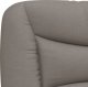 vidaXL vidaXL Łóżko z materacem, taupe, 140x190 cm, obite tkaniną 6